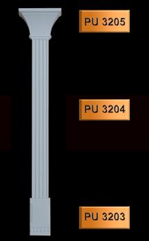 PU 3203 Fuß für Pilaster 115x255x40mm